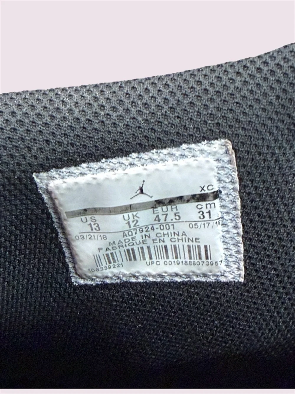 Nike Air Jordan 1 Retro Double Strap Black Size 13 Sneakers Shoes AQ7924-001
